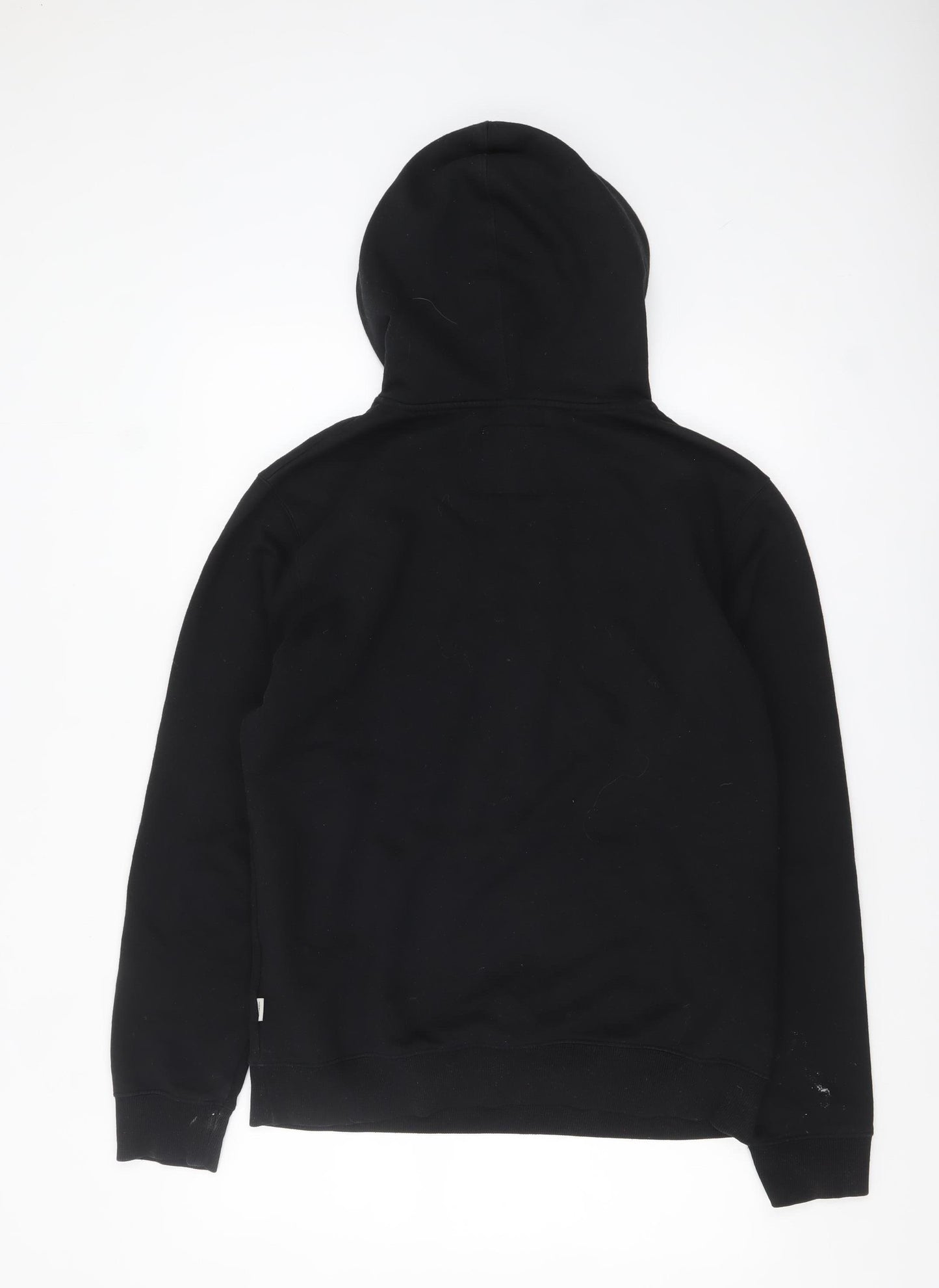 Vans Men's Black Pullover Hoodie Medium Logo Skate Sweatshirt