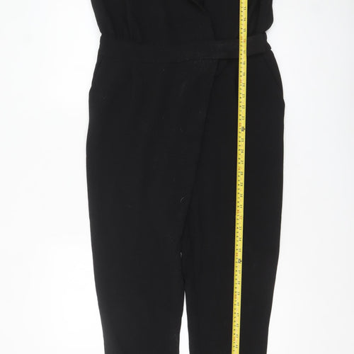 Vero Moda Women's Black Sleeveless Belted Jumpsuit Size 10