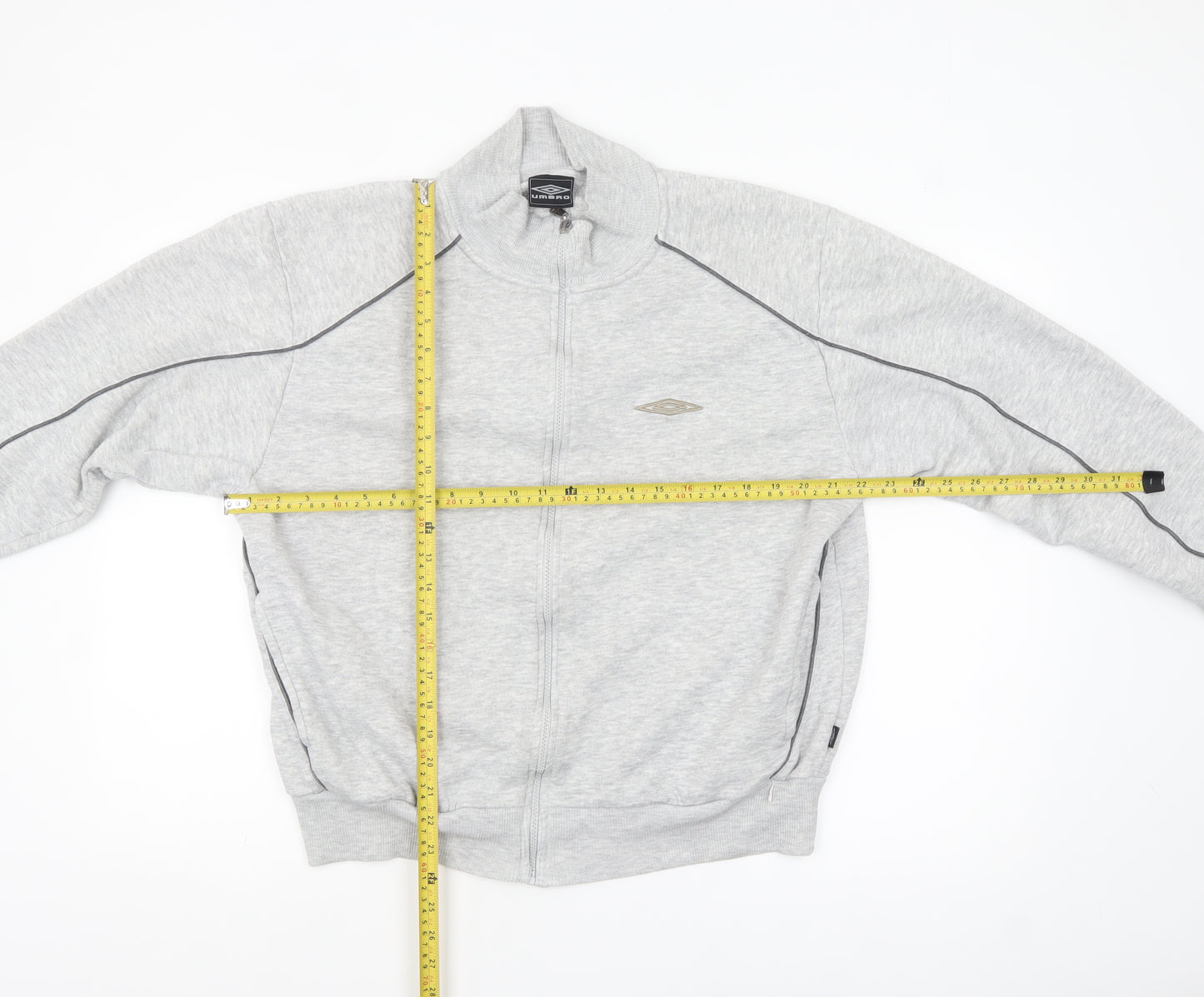 Umbro Mens Grey Full Zip Basic Jacket L Sportswear