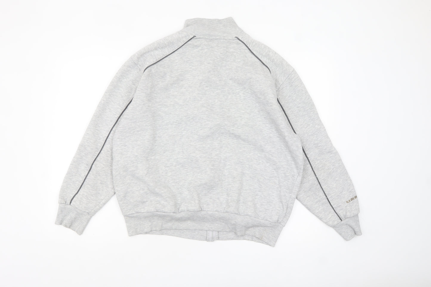 Umbro Mens Grey Full Zip Basic Jacket L Sportswear