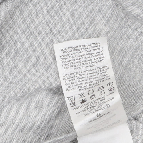Jack & Jones Men’s Grey Cotton Pullover Jumper L