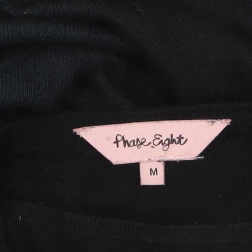 Phase Eight Womens Black Grey Ombre Tunic Jumper M