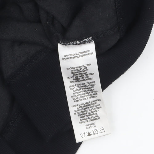 Tommy Hilfiger Sport Women's Black XS Full Zip Velour Hoodie