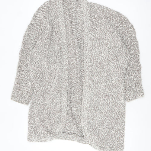 Gina Benotti Women Beige Chunky Knit Cardigan Size 16