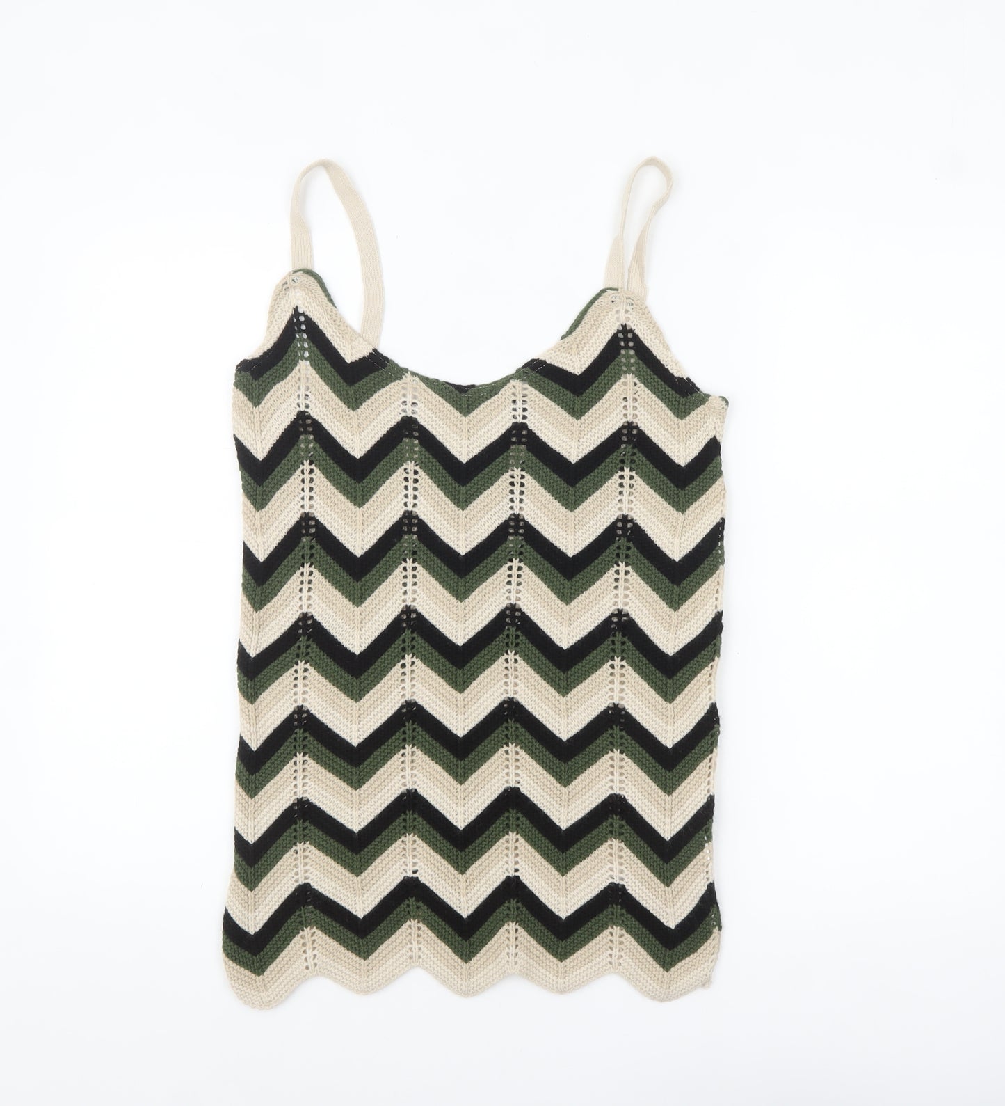 QED London Women’s Multicoloured Knit Camisole Tank Top M