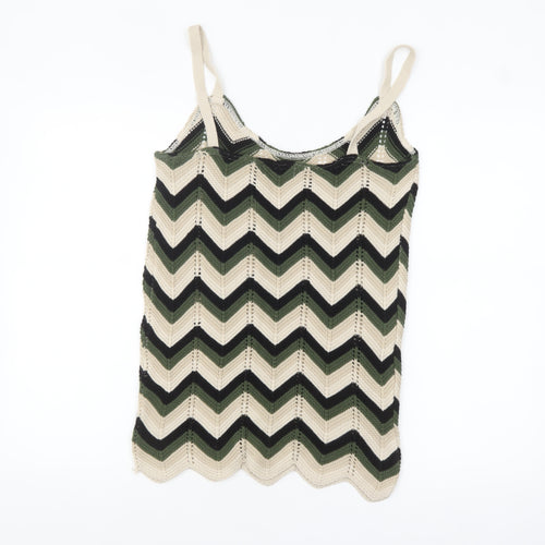 QED London Women’s Multicoloured Knit Camisole Tank Top M