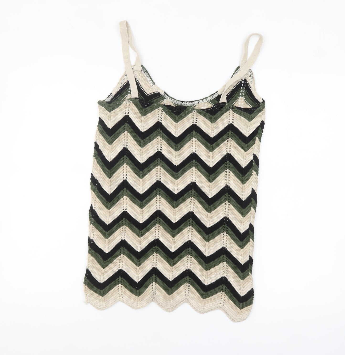 QED London Women’s Multicoloured Knit Camisole Tank Top M