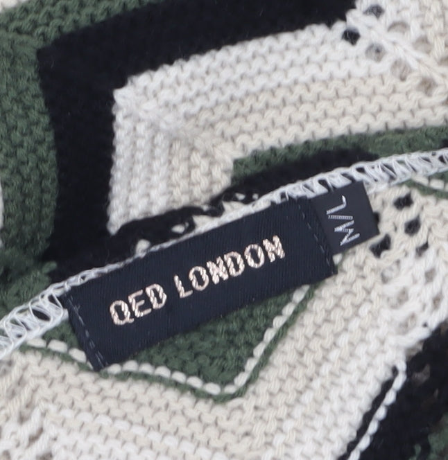 QED London Women’s Multicoloured Knit Camisole Tank Top M