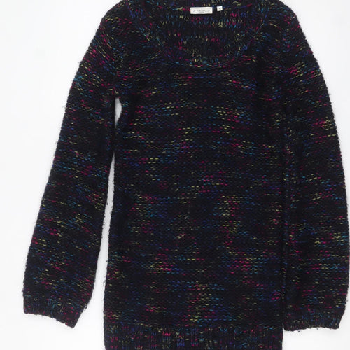 New Look Women's Multicoloured Chunky Knit Pullover Jumper Size 8