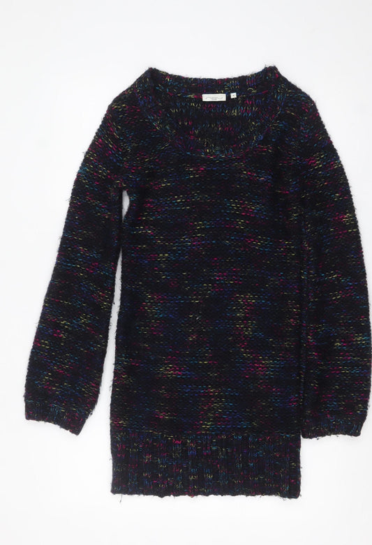 New Look Women's Multicoloured Chunky Knit Pullover Jumper Size 8