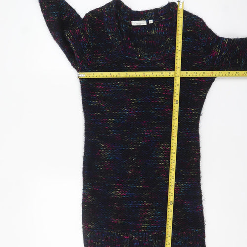 New Look Women's Multicoloured Chunky Knit Pullover Jumper Size 8