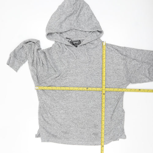 Golddigga Women's Grey Size 16 Pullover Hoodie Sweatshirt