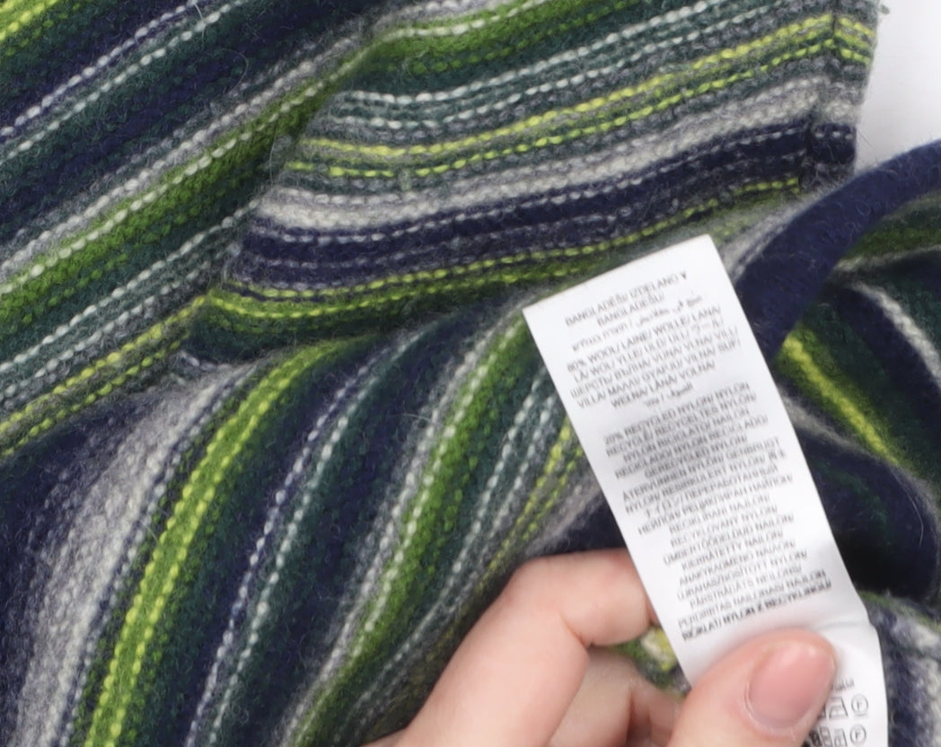 Seasalt Cornwall Women’s Multicoloured Striped Wool Blend Jumper UK 16
