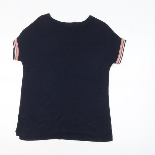 Next Women’s Blue Short Sleeve Basic Knit T-Shirt Size 10