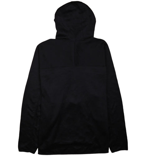 Reebok Men’s Black XL 1/2 Zip Hoodie with Red Stripe Sportswear