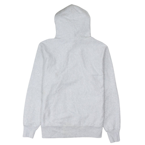 Champion Men's Grey Medium Pullover Hoodie Reverse Weave Logo Sweatshirt