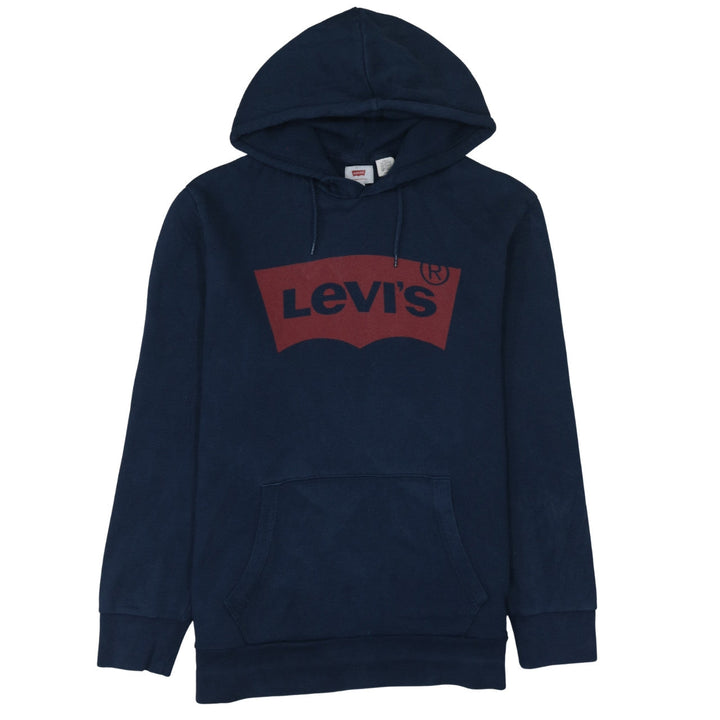 Levi's Men's Blue XL Pullover Hoodie Classic Logo Fleece Sweatshirt
