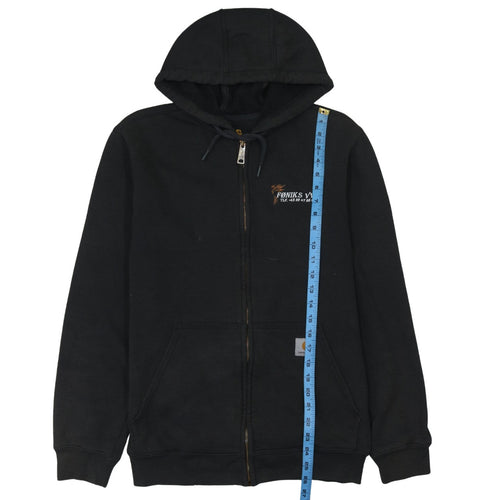 Carhartt Men's Black Full Zip Hoodie Size S Workwear Fleece