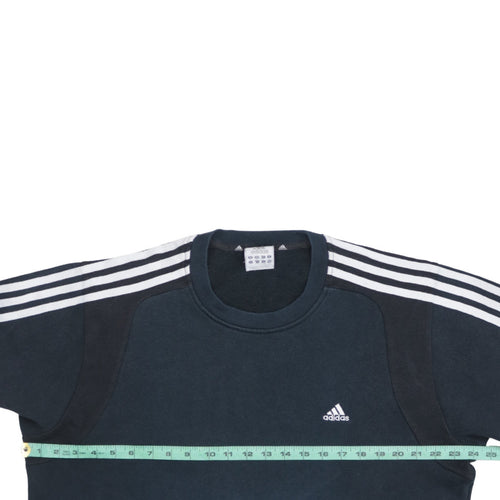 Adidas Men's Blue Crew Neck Pullover Sweatshirt Size L
