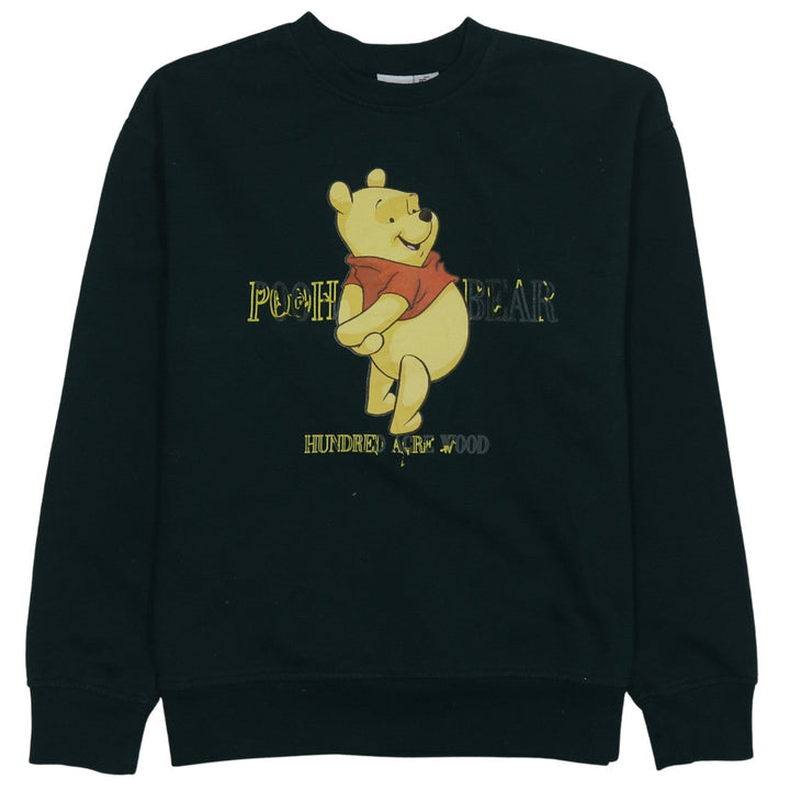Disney Primark Women Black 2XS Pullover Sweatshirt Winnie the Pooh
