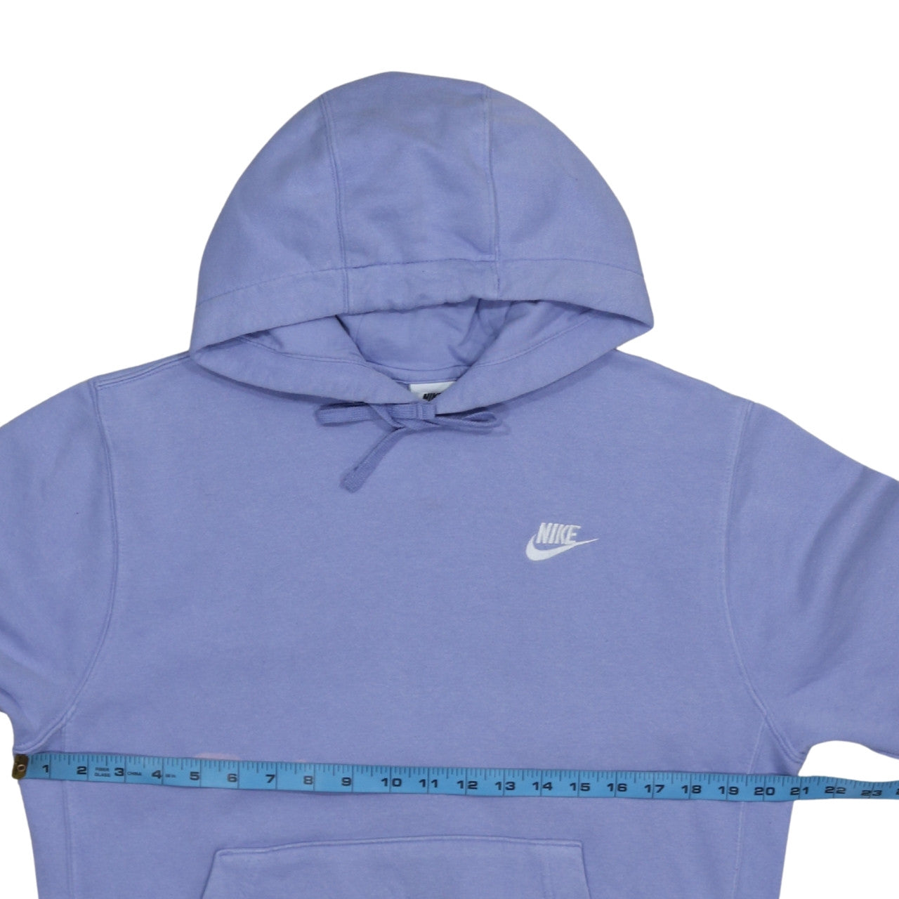 Nike Women Lavender Pullover Hoodie Small Cotton Blend Sweatshirt