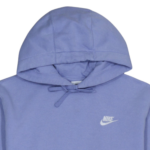 Nike Women Lavender Pullover Hoodie Small Cotton Blend Sweatshirt