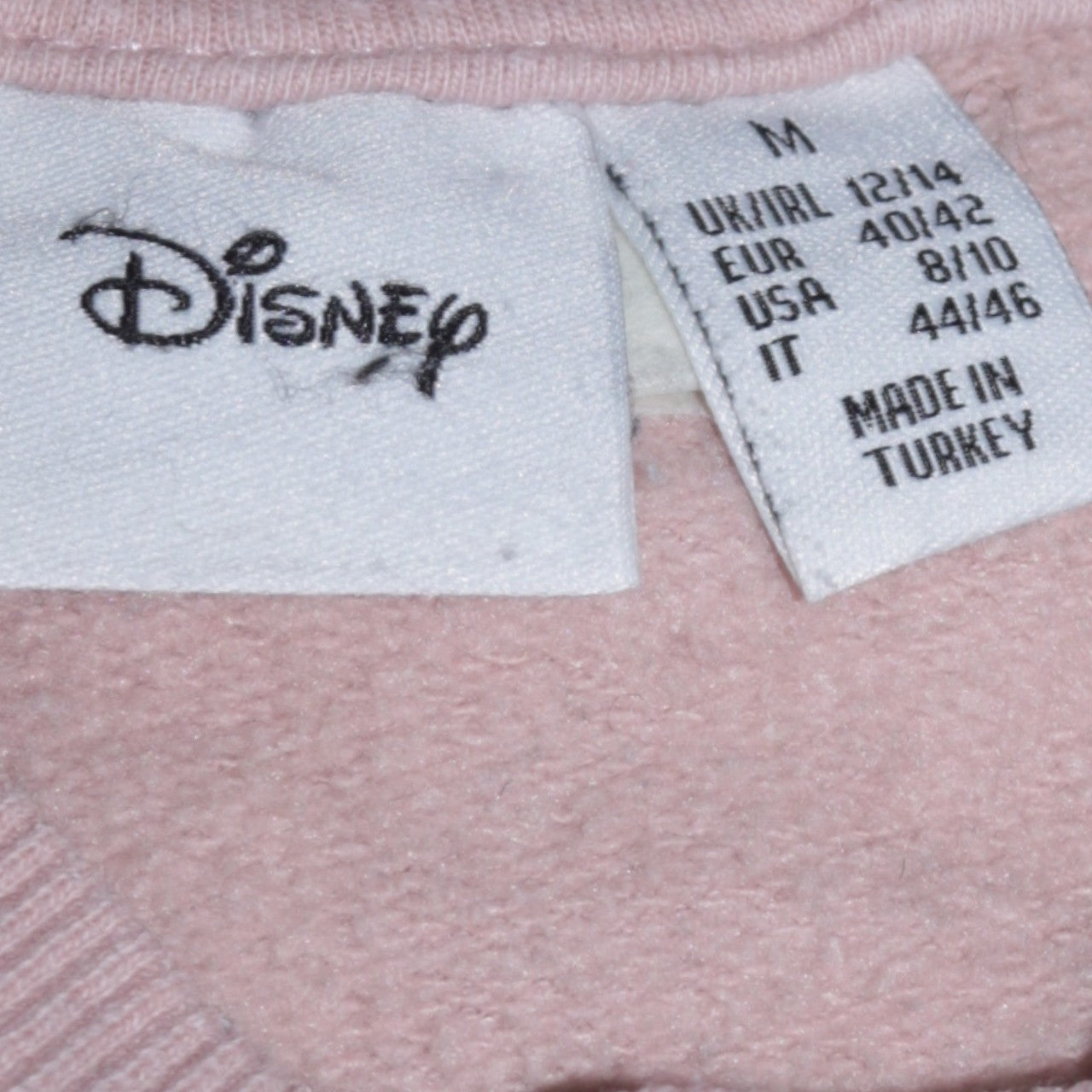 Disney Women Pink Thumper Graphic Pullover Sweatshirt M