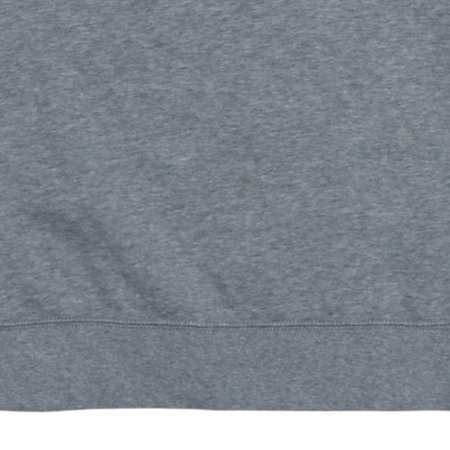 Jordan Men's Grey Crew Neck Sweatshirt Small Embroidered Logo Pullover