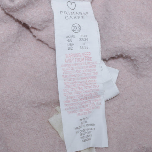 Primark Disney Women Pink Minnie Mouse Pullover Sweatshirt 2XS