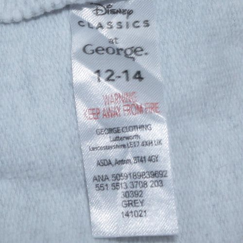 Disney Classics at George Women's Grey Pluto Sweatshirt Size 12-14