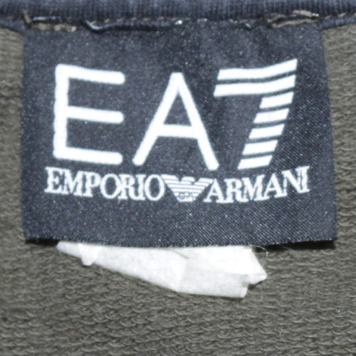 Emporio Armani EA7 Men's Green Crew Neck Sweatshirt Size M