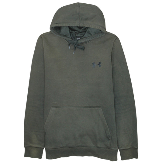 Under Armour Men's Green Pullover Hoodie M Fleece ColdGear