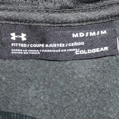 Under Armour Men's Green Pullover Hoodie M Fleece ColdGear