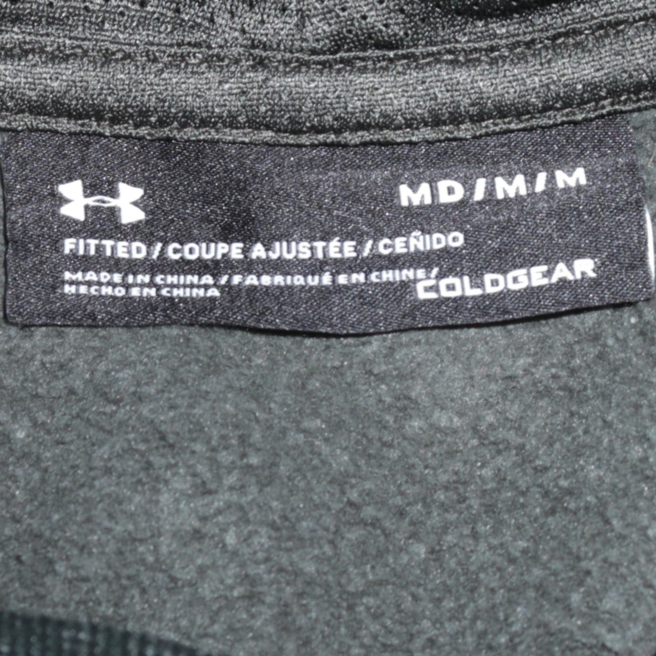 Under Armour Men's Green Pullover Hoodie M Fleece ColdGear