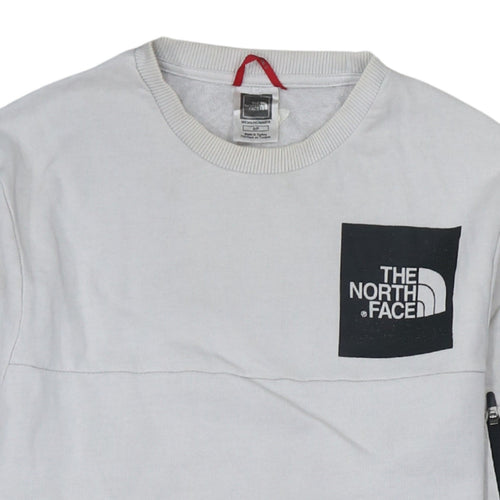 The North Face Men's White Pullover Sweatshirt Size S Regular Fit