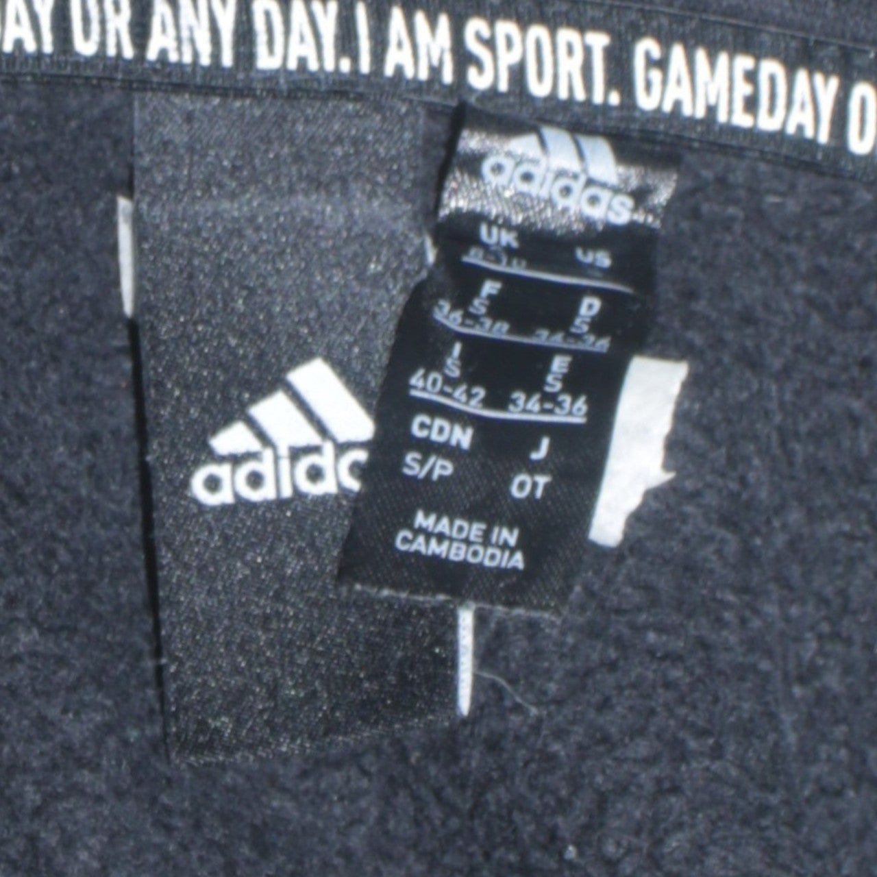 Adidas Womens Black Pullover Hoodie Size S Logo Print Sportswear