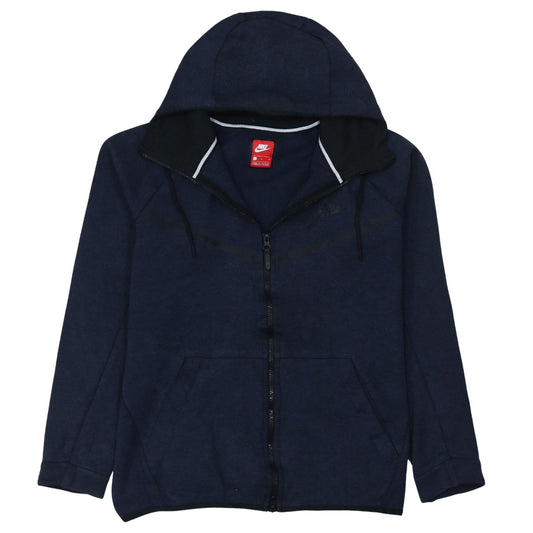 Nike Men's Blue Full Zip Hoodie L Lightweight Sportswear