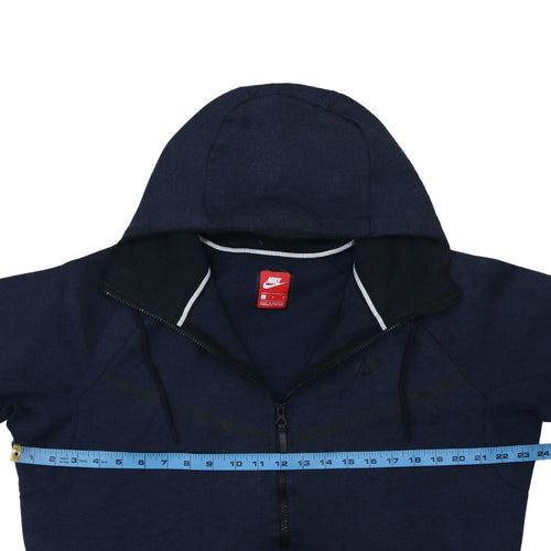 Nike Men's Blue Full Zip Hoodie L Lightweight Sportswear
