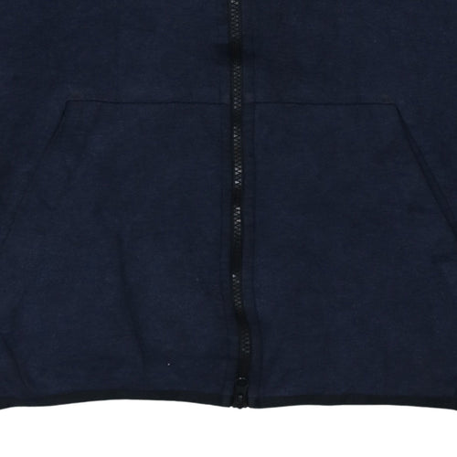 Nike Men's Blue Full Zip Hoodie L Lightweight Sportswear