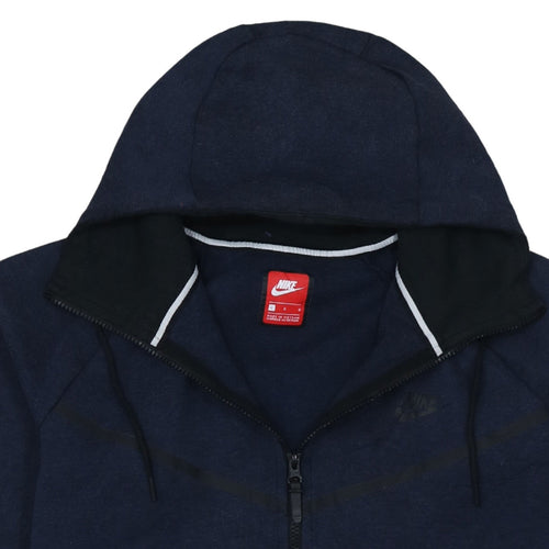 Nike Men's Blue Full Zip Hoodie L Lightweight Sportswear