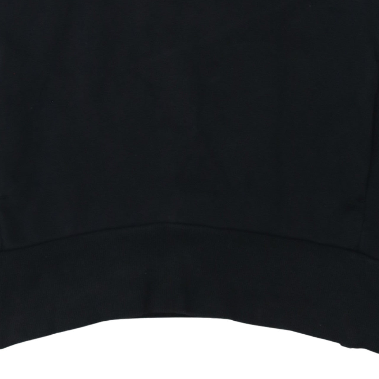 Adidas Women Black Small Pullover Hoodie with Logo Print