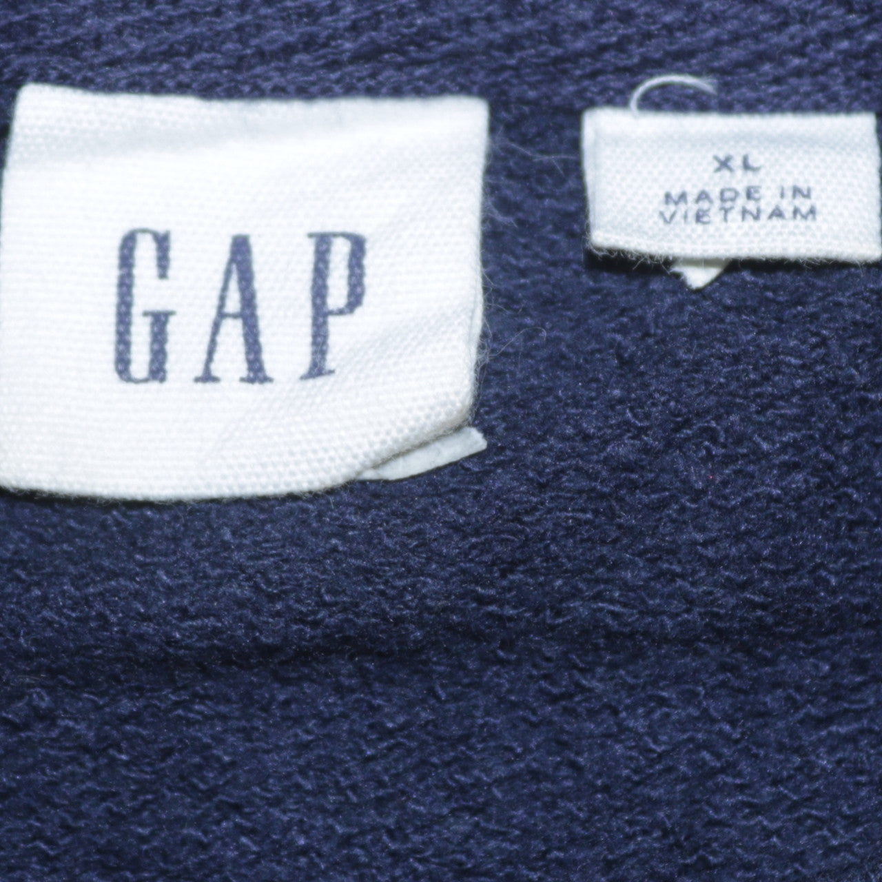 GAP Women Navy Blue Logo Crew Neck Pullover Sweatshirt XL