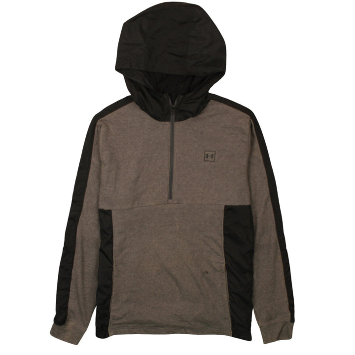Under Armour Men's Grey 1/2 Zip Pullover Hoodie Size L