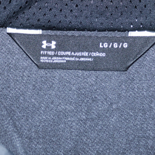Under Armour Men's Grey 1/2 Zip Pullover Hoodie Size L
