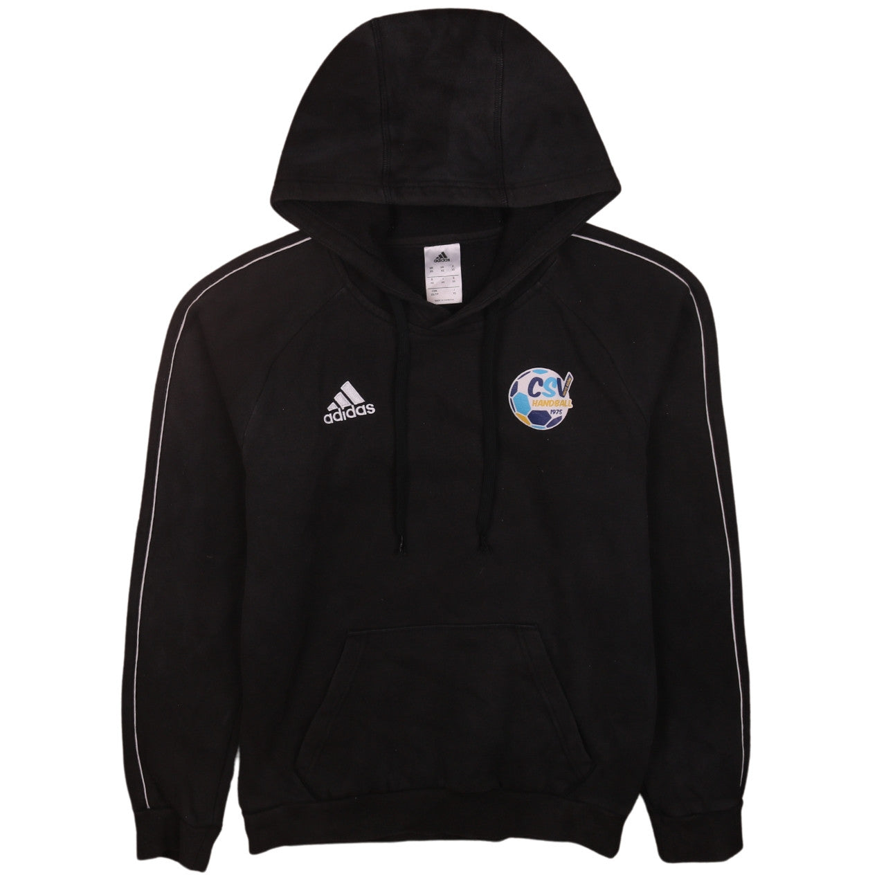 Adidas Men's Black Pullover Hoodie XS Sports Fleece Sweatshirt