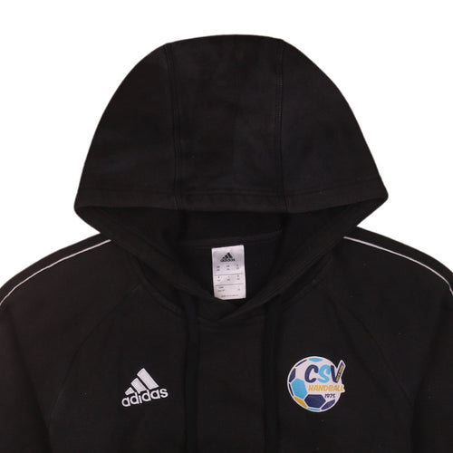 Adidas Men's Black Pullover Hoodie XS Sports Fleece Sweatshirt