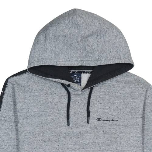 Champion Men's Grey Pullover Hoodie Medium Logo Regular Fit