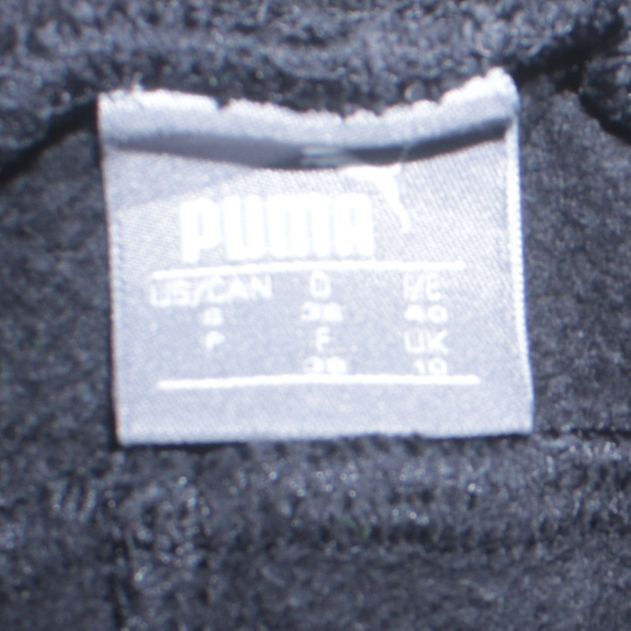 Puma Womens Black Jogger Sweatpants Size 10 Elastic Waist
