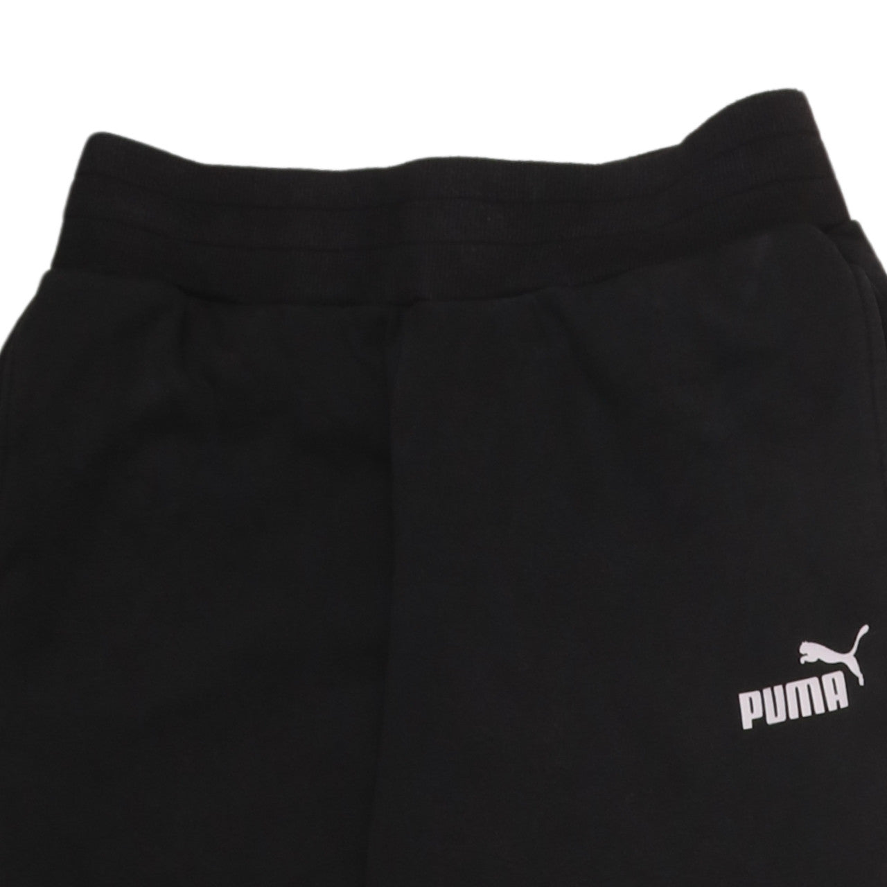 Puma Womens Black Jogger Sweatpants Size 10 Elastic Waist