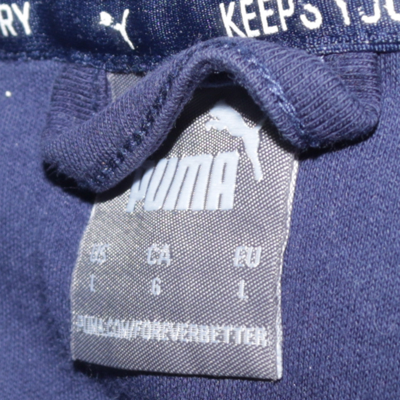 Puma Men Blue Full Zip Hoodie Size L Sports Fleece Sweatshirt